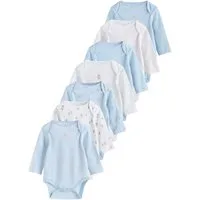 Next Langarmbody Langärmelige Baby-Bodysuits, 7er-Pack, Bär (7-tlg)