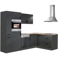 KOCHSTATION Winkelküche KS-Toronto, Stellbreite 260x170 cm, mit E-Geräten