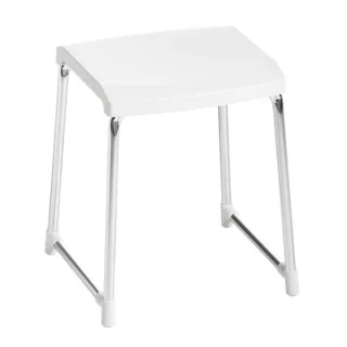 Avenarius Bad-Hocker 425x390x480 mm , Sitzfläche weiß, Serie Universal 9004721010