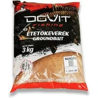 DOVIT FISHING Kunstköder 3kg Grundfutter Mango - Karpfenfutter Lockfutter Angelfutter Feeder, Für Karpfen, Brassen, Schleien, Rotaugen, Karausche, Graskarpfen