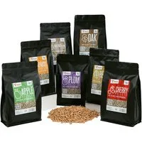 BBQ-Toro Holzpellets Pellets Set aus 100% Holz, 7 Sorten à 1 kg, Smokerpellets für Grill, G, 7.00 kg, (Set, 7 Sorten à 1 kg)