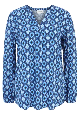 CARTOON - Blusenshirt blau - Gr. - 42