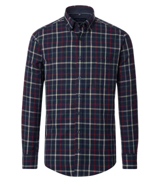 CASAMODA - Freizeithemd blau - Gr. - XXL