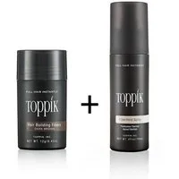 TOPPIK Haarstyling-Set TOPPIK SET 12 g. Haarfasern + Fixier Spray 118ml. Streuhaar, Haar Puder, Hair Fibers, Spar Set