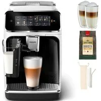 Philips Kaffeevollautomat EP3343/50 3300 Series, 6 Getränke (heiß oder eisgekühlt), LatteGo-Milchsystem, SilentBrew Technologie