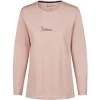 By Louise Pyjamaoberteil Damen Pyjamashirt mit langem Arm (1-tlg) Baumwolle