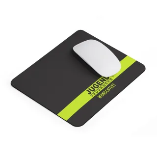COVRZ Individuell gestaltetes Feuerwehr-Mousepad – mit personalisierbarem Text 9" × 7.5" Ohne