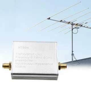 100K-6GHz Full Band Low Noise Amplifier 20dB High Gain Power Preamplifier LNA Module for RF & Software Defined Radio SDR