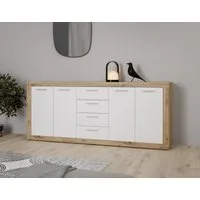FORTE Sideboard Baccio, Breite ca. 197 cm, 4 Türen, 4 Schubladen