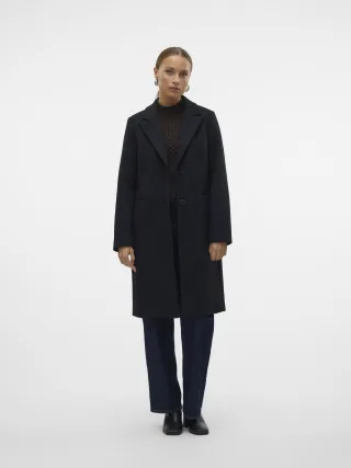 VERO MODA - VMBLAZA LONG COAT GA BOO black - Gr. - S