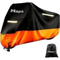 LuxusKollektion Schutzplane Motorrad Abdeckplane 210D wasserdicht Garage Plane Motorradabdeckung