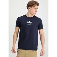 Alpha Industries Rundhalsshirt Basic T ML Baumwolle, regular fit