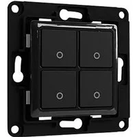 Shelly Wandtaster 4-fach · WS4 black Wandtaster