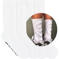 von Jungfeld Tennissocken Embossed Bio-Baumwolle 35-46 Unisex 2 Paar (2-Paar, 2er-Pack) 3D-Motivsocken für Damen & Herren aus Bio-Baumwolle