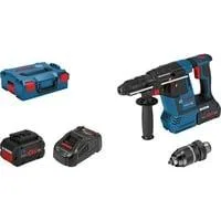 Akku-Bohrhammer GBH 18V-26 F Professional, 18Volt blau/schwarz, 2x Akku ProCORE18V 5,5Ah, L-BOXX