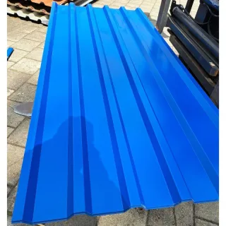 Trapezblech 35/207 | Dach | 2,50 m Länge | Enzianblau ( RAL 5010 )