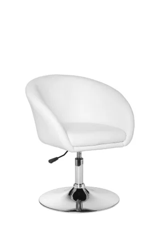 Sessel Cocktailsessel Lounger BERLIN in Kunstleder Weiss
