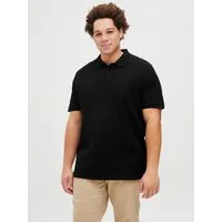 Jack & Jones PlusSize Poloshirt JJEAUSTIN POLO SS NOOS PLS Materialmix, normal geschnitten
