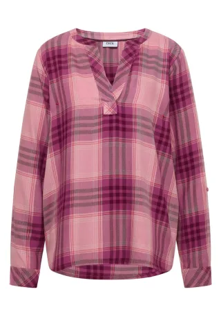 CECIL - Karierte Bluse pink - Gr. - S