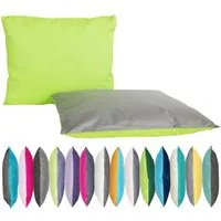 JACK Dekokissen JACK 2-farbiges Wende Outdoor Kissen 30x50cm Dekokissen inkl. Füllung, mit Lotus-Effekt, Robust, Strapazierfähig, für Innen & Außen geeignet