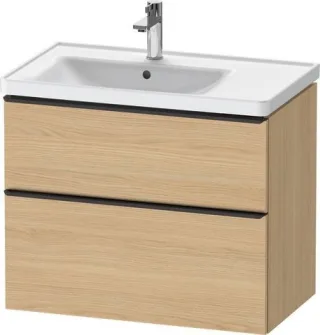 Duravit D-Neo Waschtischunterbau wandhängend Natur Eiche Matt 784x452x625 mm - DE43570BD300000 DE43570BD300000
