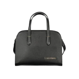 Mario Valentino Schwarze Polyurethan Damenhandtasche