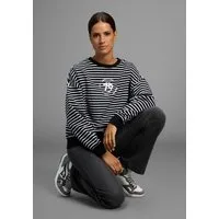 KangaROOS Sweatshirt im Oversize Look mit schimmerndem Frontprint