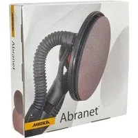 Mirka Schleifscheibe Abranet, (25 St), Korn P120, Ø 225 mm, Klett-Netz, staubarm, zusetzungsfrei, langlebig
