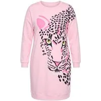 MIAMODA Sweatshirt Long-Sweatshirt oversized XL Leo-Kopf