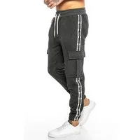 RedBridge Jogginghose mit Seitenstreifen - Cargo-Sweatpants im sportlichen Look Seitenstreifen mit Markenlogo