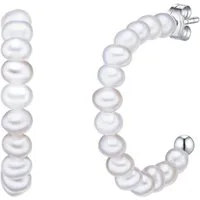 Valero Pearls Perlenohrringe silber, für Damen