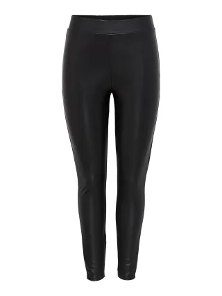 ONLY - ONLCOOL COATED LEGGING NOOS JRS Black - Gr. - XS