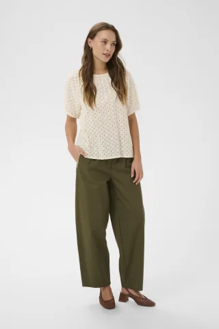 Kurzarm-Bluse RafaelleSZ Kurzarm-Bluse Lockere Passform