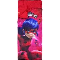 Miraculous - Ladybug Kinderschlafsack Schlafrolle 70 x 140 cm Perfekt für zu Hause und unterwegs