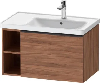 Duravit D-Neo Waschtischunterbau wandhängend Nussbaum Matt 784x452x440 mm - DE42570BD790000 DE42570BD790000