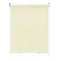 Seitenzugrollo Rollo für den Außenbereich, Sonnenschutz, UV-Schutz, FIVMEN, Schraubenmontage, Haken und Ösen, Anthrazit/Grau/Beige