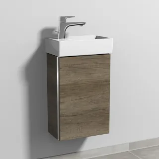 Sanipa 3way Waschtischunterbau zu Villeroy & Boch Avento Waschtisch mit 1 Tür, Eiche-Nebraska BR62737