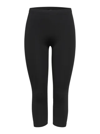 ONLY - ONLLIVE LOVE LIFE 3/4 LEGGINGS JRS black - Gr. - XS