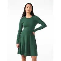 Y.A.S Strickkleid YASBECCO mit Spitze am Ärmelsaum