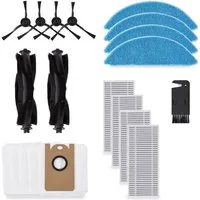 Juskys Saugroboter Zubehör-Set EcoTrek M300, Zubehör für EcoTrek M300, umfasst Bürsten, Filter, Wischtücher und Staubbeutel
