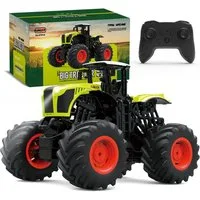 Esun RC-Traktor Ferngesteuerter Traktor Ferngesteuert ab 3 4 6 Jahre, 2,4GHz 1:16 (Set, Komplettset), 8 Kanal Traktor Spielzeug ab 3 4 6 Jahre