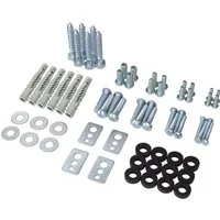 RICOO Halterungszubehör Schrauben-Set für TV Wandhalterung mit Schrauben & Wanddübel SPZ0200-F, (1-tlg., Schrauben M4, M8, M6, M5 & Wanddübel Fischer UX-10 S10 für Massivbeton, Für TV Lautsprecher oder Monitor Wandmontage Wandhalter Fernseher)