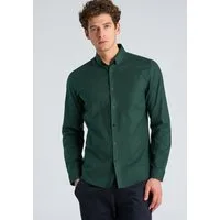 LINDBERGH Langarmhemd mit Button-Down-Kragen