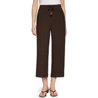 Zero Stoffhose Damen mit Bindegürtel Gürtel
