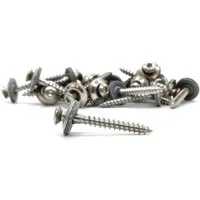 adunox Spenglerschraube Edelstahl rostfrei A2 Vollgewinde 15 mm EDPM TX20, (200 St)