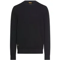 camel active Strickpullover unifarben und aus reiner Baumwolle