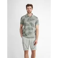 LERROS Poloshirt mit All-Over Print