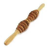 mitienda Massagegerät Massageroller aus Holz 40cm Langform