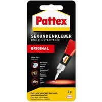 Pattex Bastelkleber Pattex Sekundenkleber Flüssig 3 g Tube, trocknet