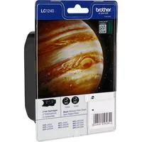 Tinte schwarz LC-1240BK Doppelpack